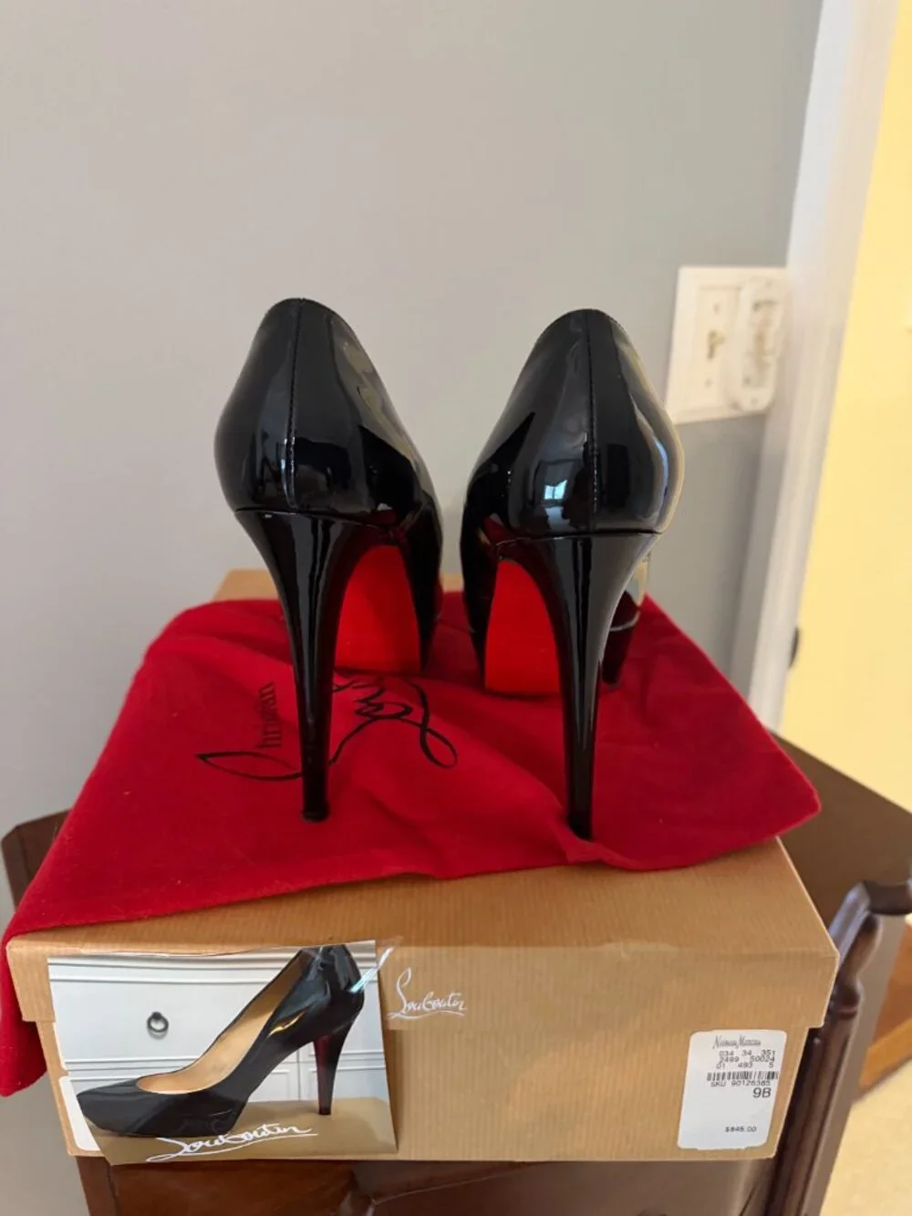 Christian Louboutin Bianca Platform Patent Pump